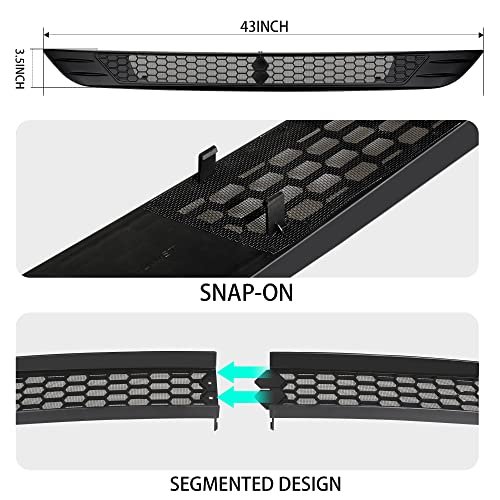 Front Air Inlet Vent Grill Mesh Grille Cover Grid Inserts for