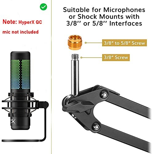 Quadcast mic arm hot sale