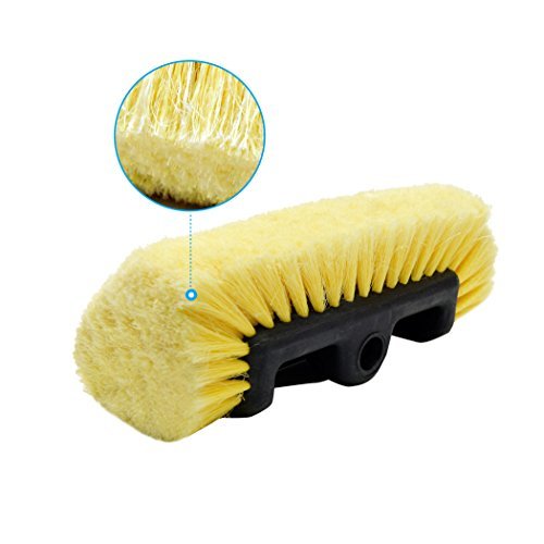 Carcarez 10 Car Wash Brush With Soft Bristle For Auto Rv Truck Boat Camper  Exterior Washing Cleaning, Yellow - Imported Products from USA - iBhejo