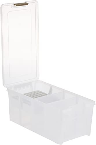 ArtBin 6934AB, Art & Craft Organizer, [1] Plastic Storage Case, Clear, Semi  Satchel with Marker Tray, 0 - Imported Products from USA - iBhejo