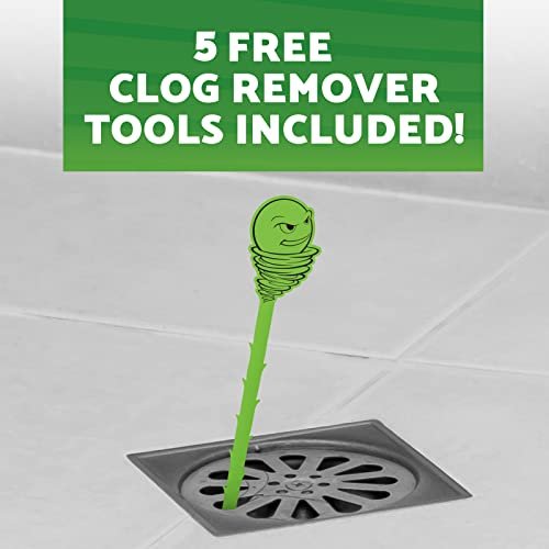 Green Gobbler Drain Clog Remover With 5 Pack of Drain Snake Tools, Drain  Opener, Drain cleaner