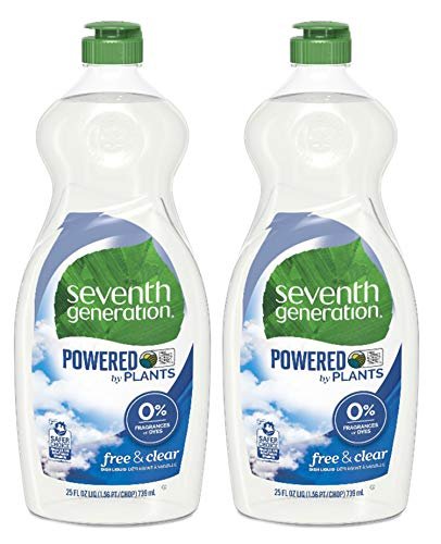 Seventh Generation Dish Liquid - 25 oz - Free & Clear - 2 pk - Imported  Products from USA - iBhejo