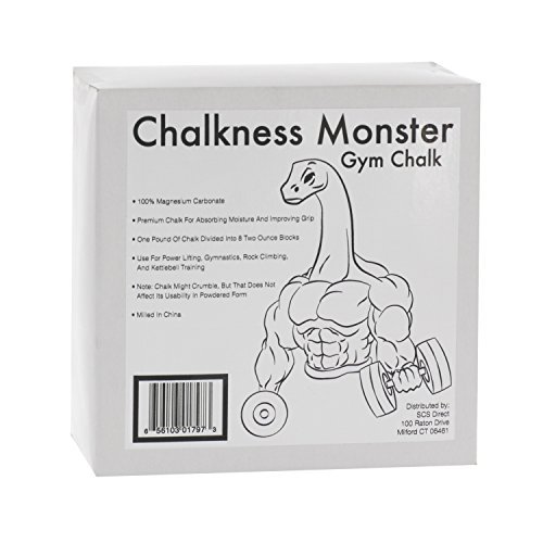 Gym Chalk Blocks - Chalkness Monster Premium Sport Hand Chalk (8 x 2oz  Blocks) - Easy Grip, Moisture Absorbing - Great for Power Lifting, Rock  Climbi - Imported Products from USA - iBhejo