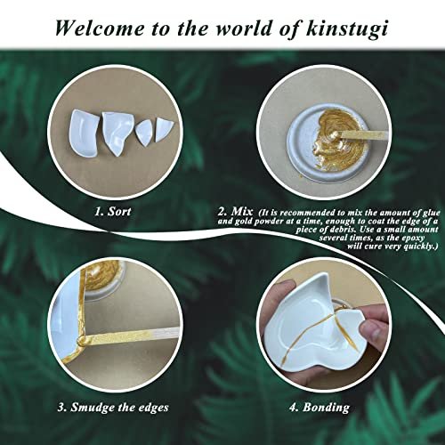 Kintsugi Epoxy Repair Kit  Fix Broken Pottery, Porcelain & Ceramics