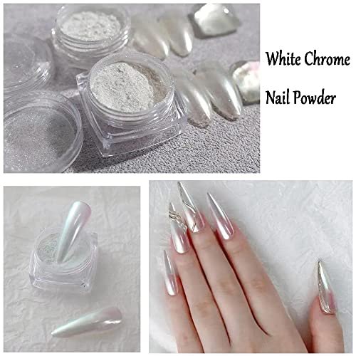 Buy 12 Colors Chrome Mirror Effect Nail Powder Pigment Glitter Nail Powder  Super Shining Nail Art Manicure Decoration Online in India - Etsy