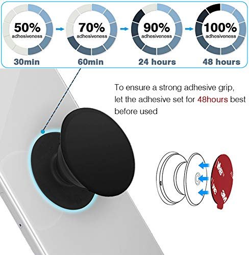 8pcs 3M Sticky Adhesive Replacement Pads for Socket Base Mount,VIIMAKE 1.38  inches Round 3M VHB Double-Sided Adhesive Pads,for Phone Collapsible Grip -  Imported Products from USA - iBhejo