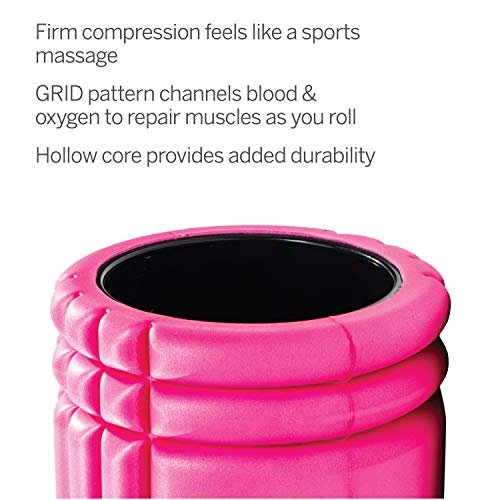 Foam Fitness Roller for Deep Tissue Massage Grid Muscle Trigger Point  Muscles