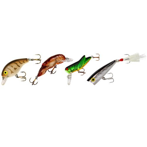 Rebel Lures Classic Critters Crankbait Fishing Lures 4-Pack