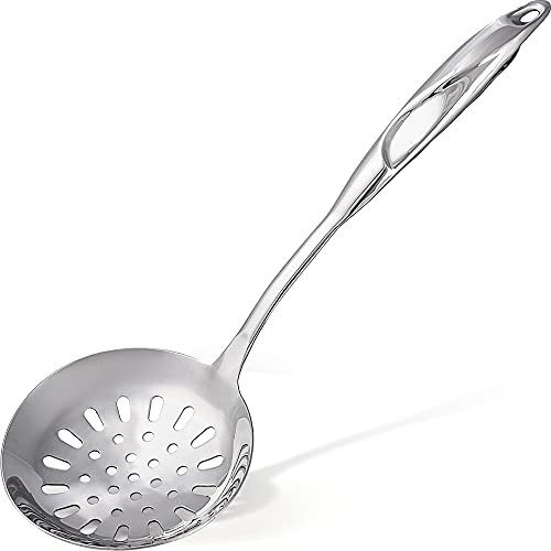 OXO Good Grips Stainless Steel Spider Scoop & Strain Skimmer,Black