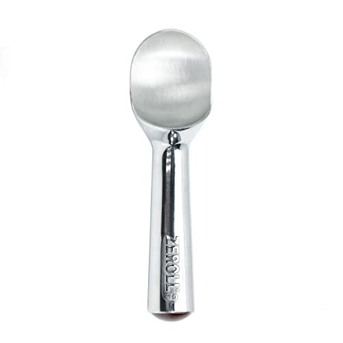  Zeroll Original Ice Cream Scoop Unique Liquid Filled Heat  Conductive Handle Simple One-Piece Aluminum Design Easy Release, 1-Ounce,  Silver: Home & Kitchen