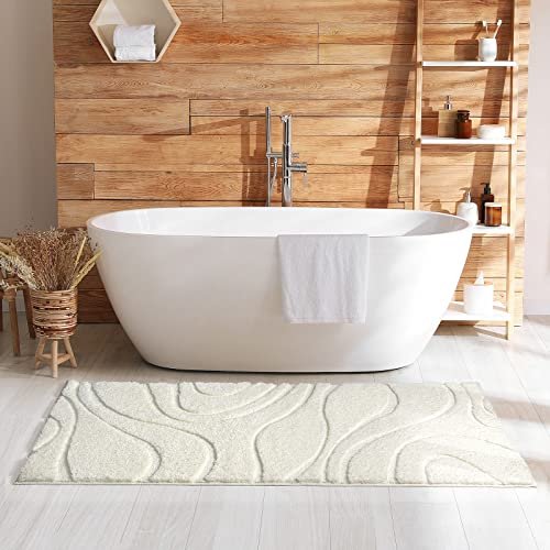 DEXDE Boho Bathroom Rug Runner 24X60 Long Bath Mat for Bathroom Bedroom  Hallway