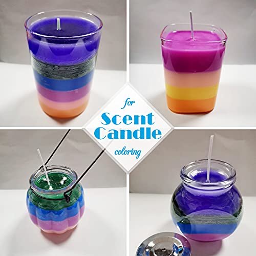 Candle Dye - 20 Color Liquid Candle Wax Dye for DIY Candle Making, Wax Dye  - High Concentration Candle Wax Color Dye for Candle Coloring Making Suppl  - Imported Products from USA - iBhejo