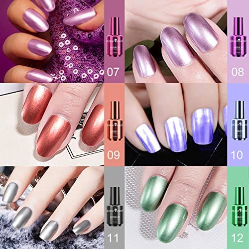 4Pack Mirror Nail Polish Set, Mirror Effect Long Lasting Gorgeous Glossy  Manicure Nail Art Decoration, Brilliant Manicure Effect Nail Lacquers Kit -  Walmart.com