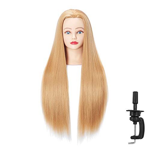 Mannequin Head Hair Styling Training Head Manikin Cosmetology Doll Head
