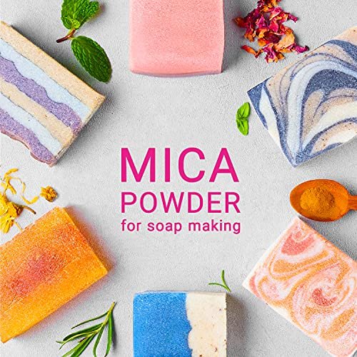 Mica Powder for Epoxy Resin – Pigment Powder for Nails – Epoxy Resin Color  Pigment – Soap Making Dye – Mica Pigment Powder 24 Jars Colors Set