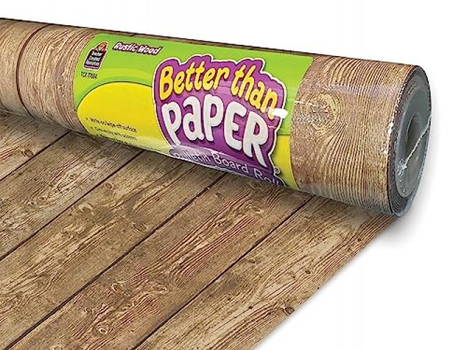 Teacher Created Resources Rustic Wood Better Than Paper Bulletin Board Roll (TCR77884)