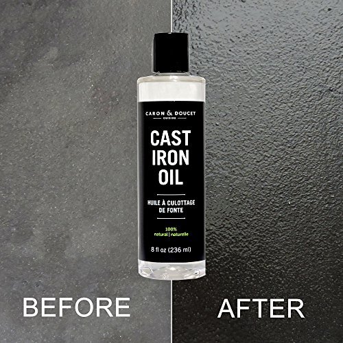 CARON & DOUCET - Ultimate Cast Iron Set: Seasoning Oil, Cleaning