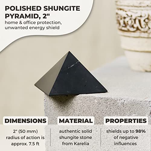 Polished Shungite Pyramid