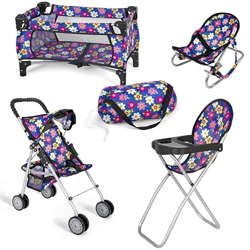 4 in 1 doll high store chair set