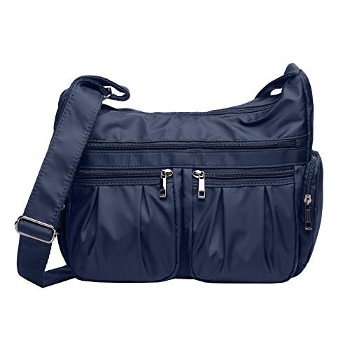 Amazon.com: NNEE Water Resistant Light Weight Nylon Tote Bag Handbag -  Medium Size, Black : Clothing, Shoes & Jewelry