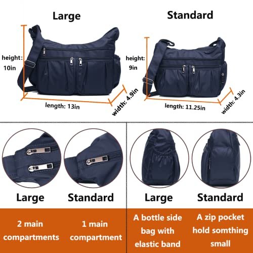 Phone Bag Purse Wallet Crossbody Bag Lightweight Pockets Sports Bag Travel  Bag-Black (C) - Walmart.com