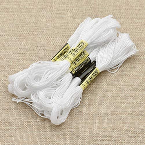 XLSFPY Embroidery Floss 100 Skeins Colored String Embroidery