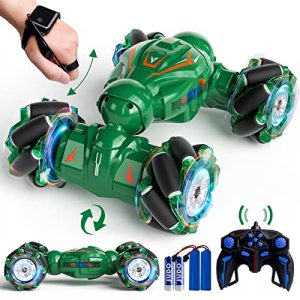 GYXL Gesture Sensing Stunt RC Car, 6WD Climbing Cars, RC Stunt Drift.  2.4Ghz Rechargeable Dual Remote Control Toys Cars, Toy for Kids 8 9 10 11  12