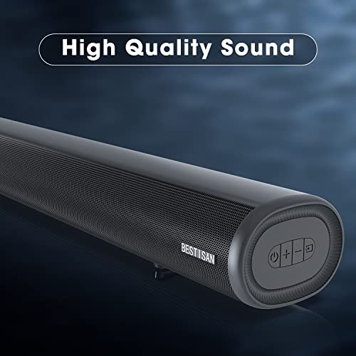 Bestisan Sound Bars For Tv, Wired And Wireless Bluetooth 5.0 Tv