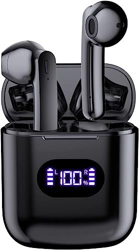 Disney Mickey Mouse Bluetooth Earbuds with Charging Case- Bluetooth Wireless Headset with Built-In Mic and 30 Hours of Playtime- Disneyland