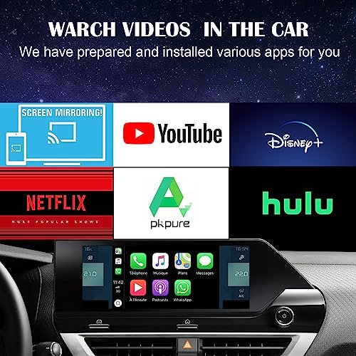  3 in 1 Wireless Carplay Adapter, Wireless Android Auto Adapter  with Netflix//World TV/Miracast/Stream Media to Your Car & TV,  Wireless Magic Box Car Dongle for OEM Wired CarPlay Cars : Electronics