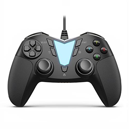 Wired PC Game Controller, Joystick Gamepad Controller for PC Game  Controller Compatible With Steam, PS3, Windows 10/8/7 PC, Laptop, TV Box,  Android