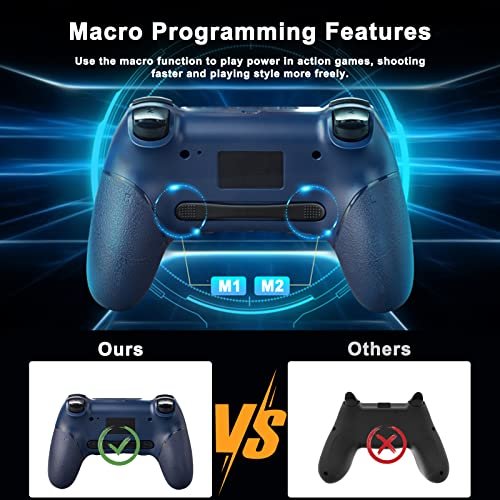 Jusubb Replacement For Ps4 Controller Programmable Function With