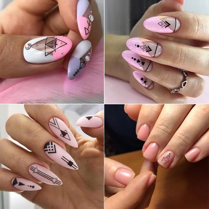 Geometric Nails Are Trending | BEAUTY