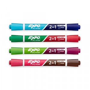 School Smart Art Marker, Conical Tip, Assorted Colors, Pack of 200