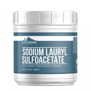 1 lb Sodium Lauryl Sulfoacetate (16 oz) Slsa Foaming Powder., White