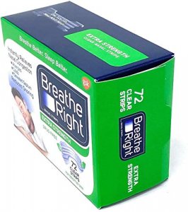 Breathe Right Nasal Strips, Extra Clear for Sensitive Skin, 72 Clear Strips