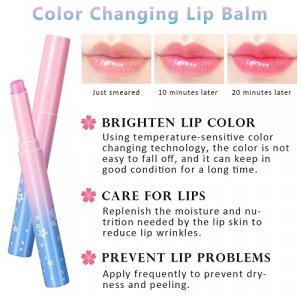 ZARICS 6 PCS Crystal Flower Lipstick Magic Color Changing Lip