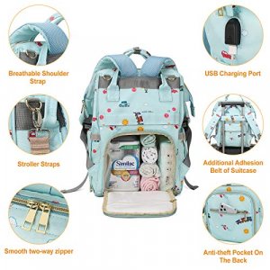 Pipi bear Diaper Bag Backpack, Large Diaper Backpack for Mom and Dad, Baby  Girl Boy Diaper Bag with USB Charging Port and Changing Pad (Cream) :  : Baby Products