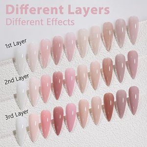 GAOY Gel Base Coat for Gel Nail Polish 16ml No Wipe Clear Foundation for  Long Lasting UV Gel Nail Art DIY at Home