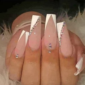 RARJSM Gel Liner Nail Art Polish White Painted Gel Nail Design