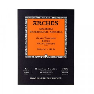 Arches Watercolor Block 7x10-inch Natural White 100