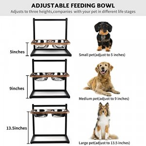 OurPets Comfort Diner Elevated Dog Food Dish (Raised Dog Bowls Available in  4 inches, 8 inches and 12 inches for Large Dogs, Medium Dogs and Small Dogs),  4-inch 