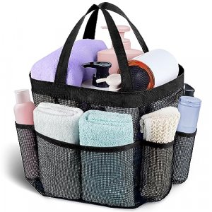 Mesh Shower Caddy Portable For College Dorm Room Essentials With 8