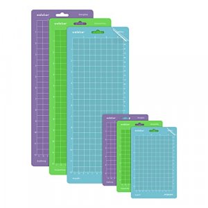 Welebar 5 Pack Cutting Mats for Silhouette Cameo 4/3/2/1, 12x12 Inch  StandardGrip/LightGrip/StrongGrip/FabricGrip, Cutting Mats for Sewing,  Quilting