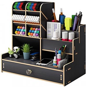 Thread Holder Wall 54 Spools Thread Rack Embroidery Spool Thread Organizer  Wall Mounted with Hanging Tools for Quilting Black Metal
