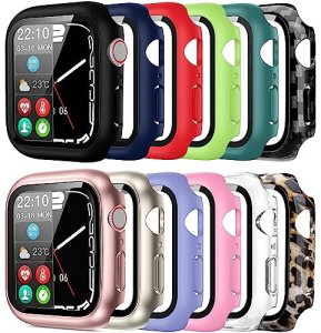  Surace 45mm Case Compatible with Apple Watch Series 9 Series 8  Series 7, Bling Case with Over 400 Crystal Diamonds Protective Cover Bumper  Compatible for Apple Watch Case Series 9 8