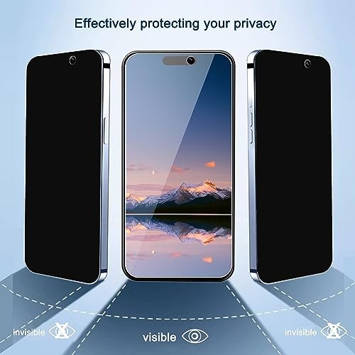 JETech Privacy Screen Protector for iPhone 12 Pro Max 6.7-Inch, Anti Spy  Tempered Glass Film, 2-Pack