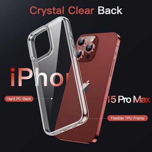  JETech Case for iPhone 15 Pro Max 6.7-Inch, Soft TPU