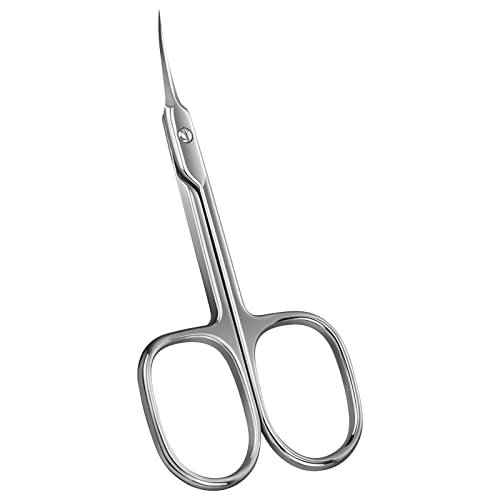  CGBE Cuticle Scissors Extra Fine Curved Blade, Super