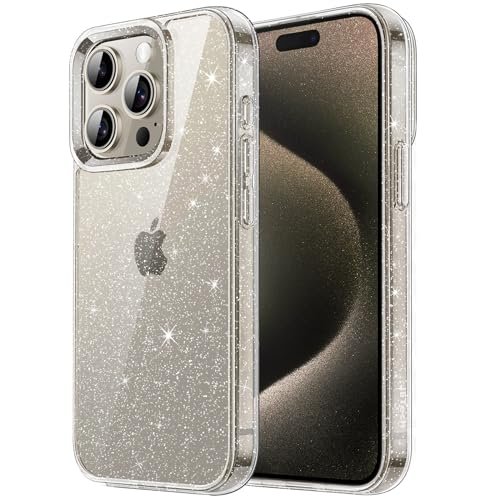 Jetech Glitter Case For Iphone 15 Pro Max 6.7-Inch, Bling Sparkle